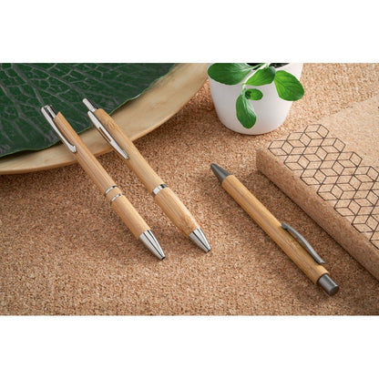 BETA BAMBOO promotional pen with custom logo branding