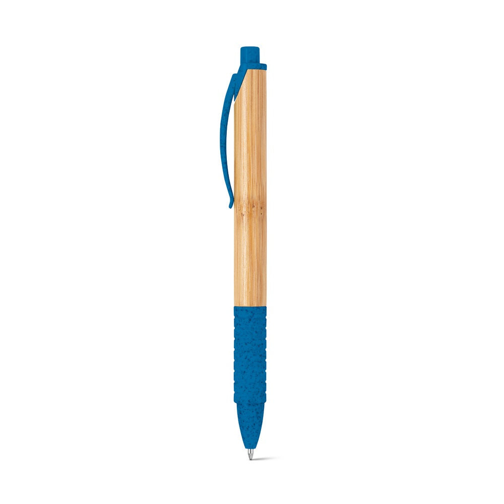 KUMA promotional pen in royal blue with custom logo branding