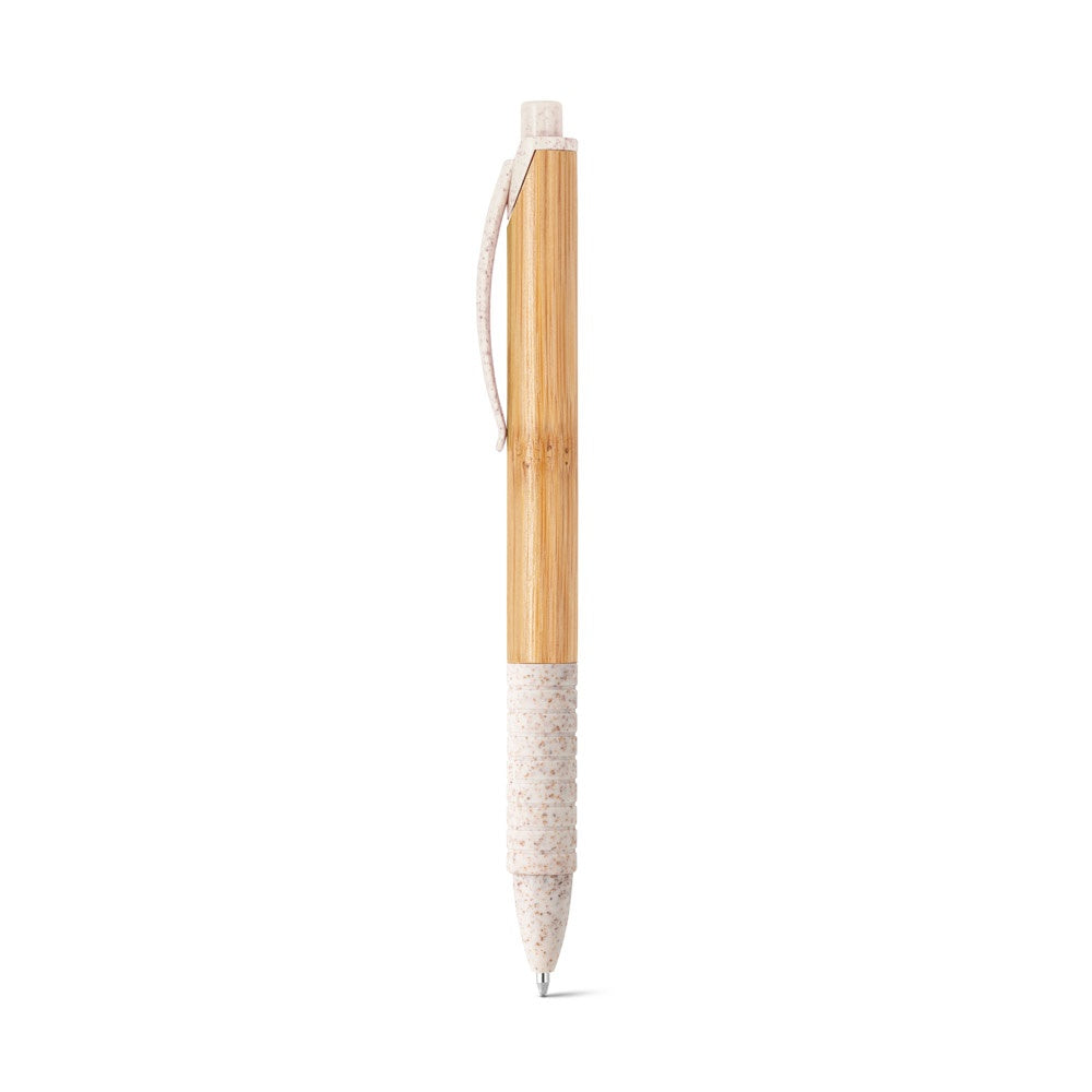 KUMA promotional pen in light natural with custom logo branding
