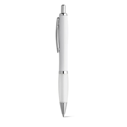 MOVE promotional pen in white with custom logo branding