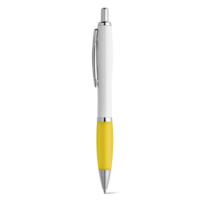 MOVE promotional pen in yellow with custom logo branding