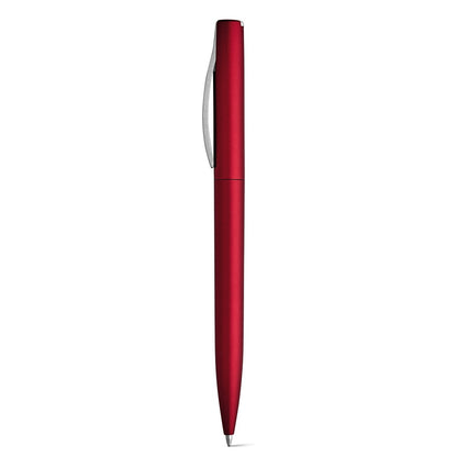 AROMA promotional pen in red with custom logo branding