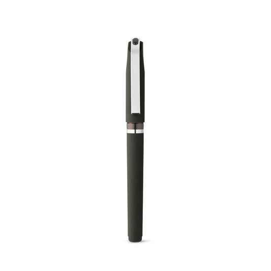 BOLT promotional pen in black (detail view) with custom logo branding
