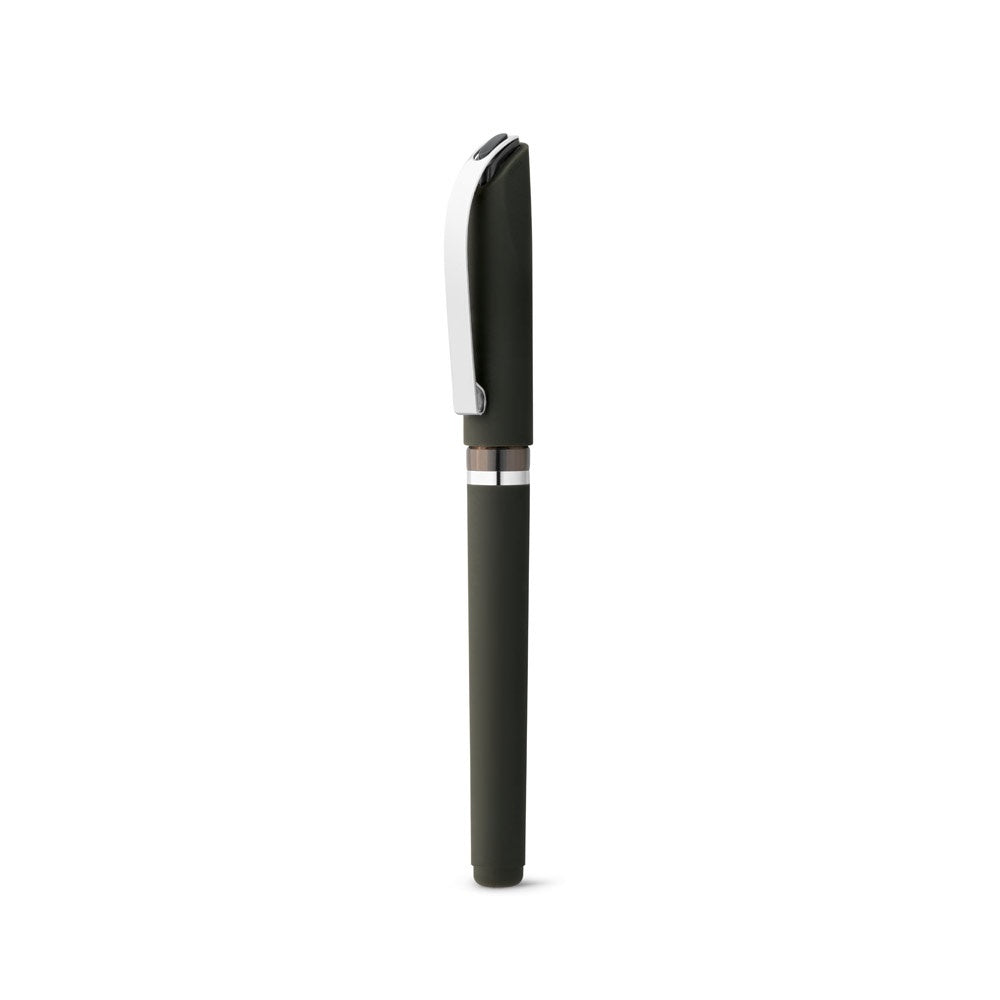 BOLT promotional pen in black (detail view) with custom logo branding