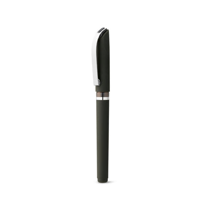 BOLT promotional pen in black (detail view) with custom logo branding