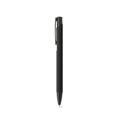 POPPINS promotional pen in black with custom logo branding