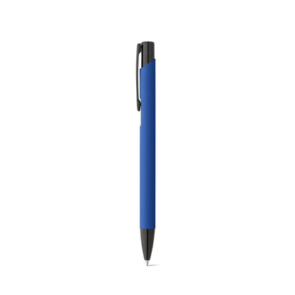 POPPINS promotional pen in royal blue with custom logo branding