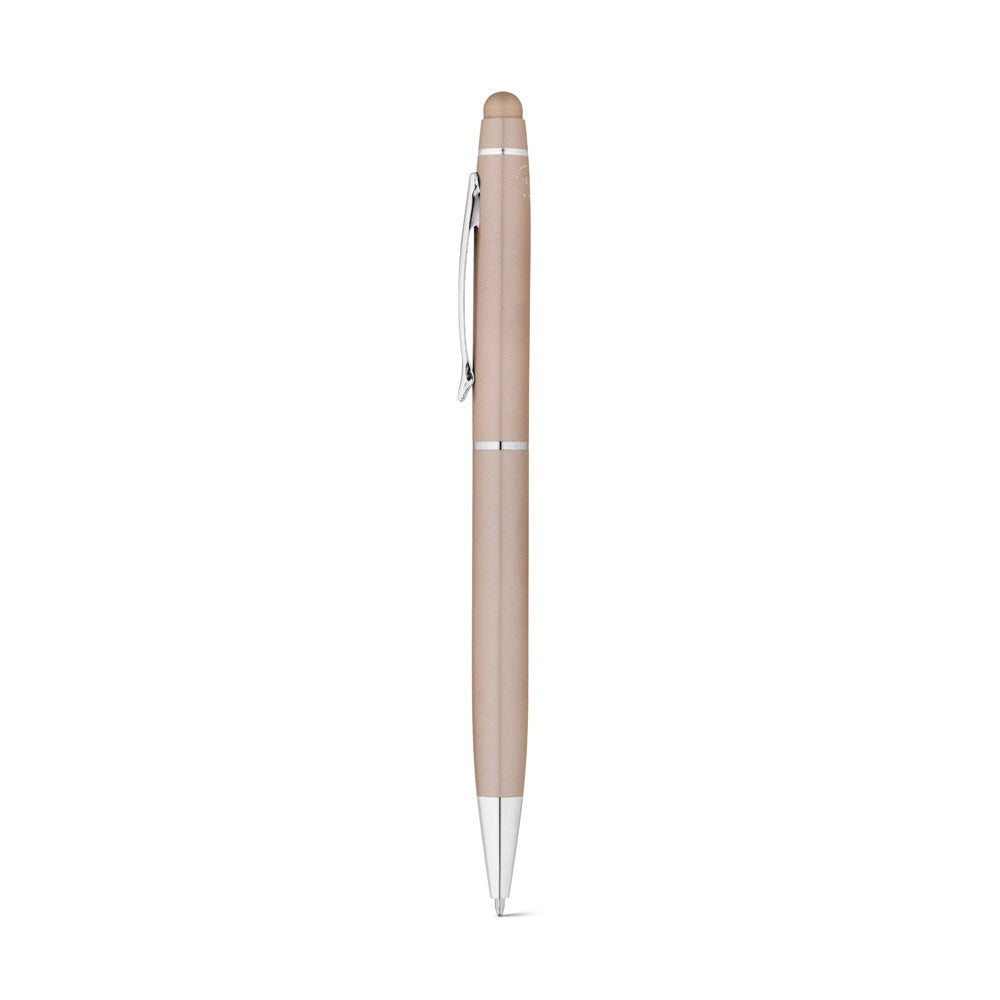 JULIE promotional pen in champagne with custom logo branding