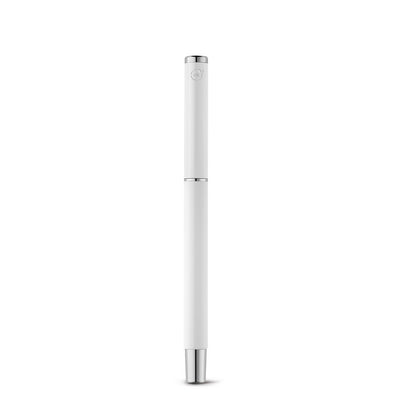 DANEY promotional pen in white (detail view) with custom logo branding