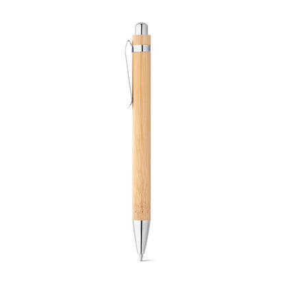 HERA promotional pen in natural with custom logo branding