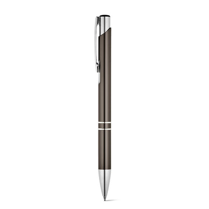 BETA BK promotional pen in gun metal with custom logo branding