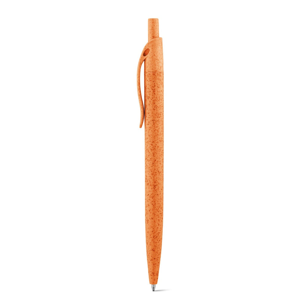 CAMILA promotional pen in orange with custom logo branding