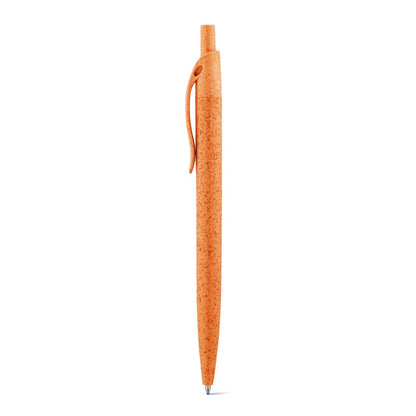 CAMILA promotional pen in orange with custom logo branding