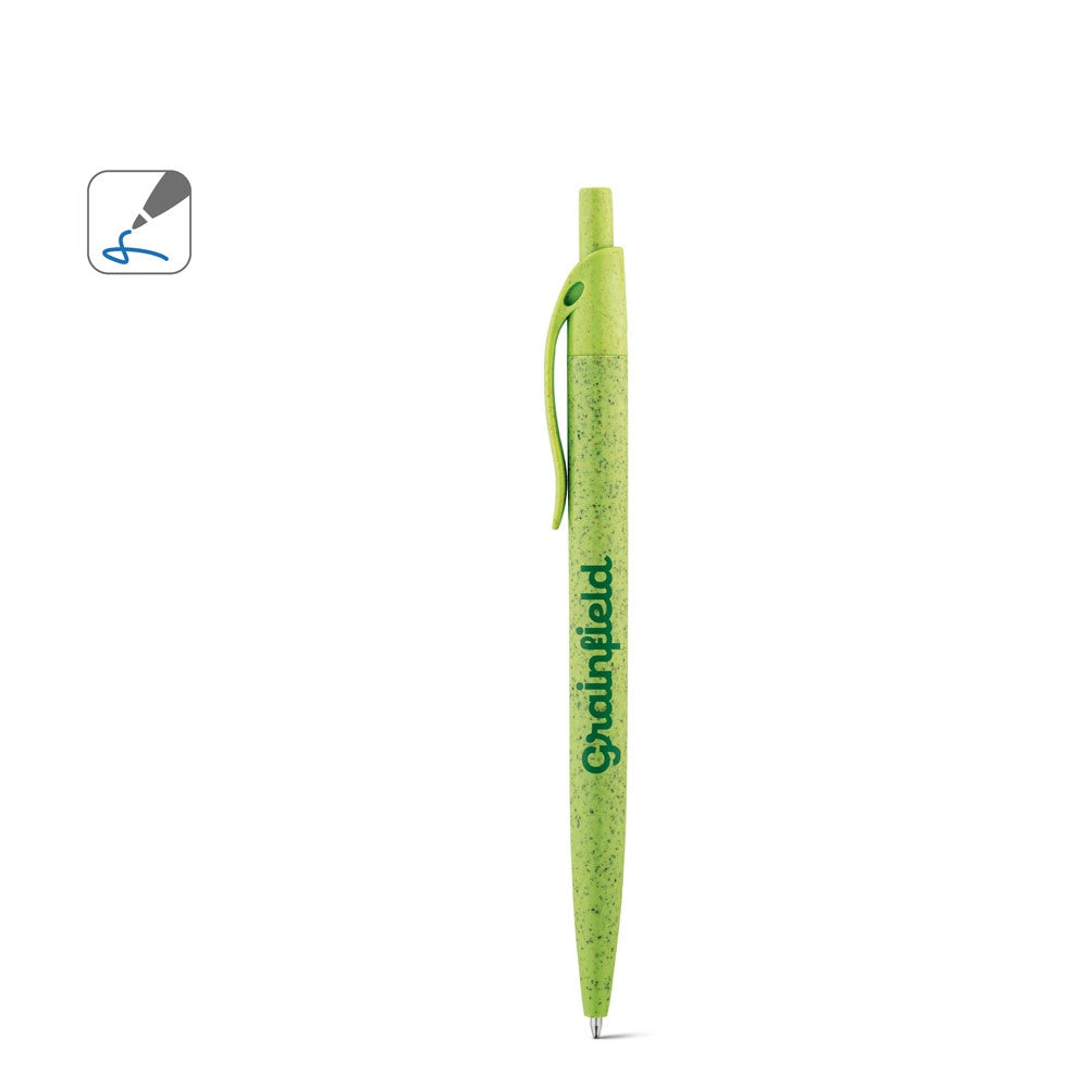 CAMILA promotional pen (complete set view) with custom logo branding