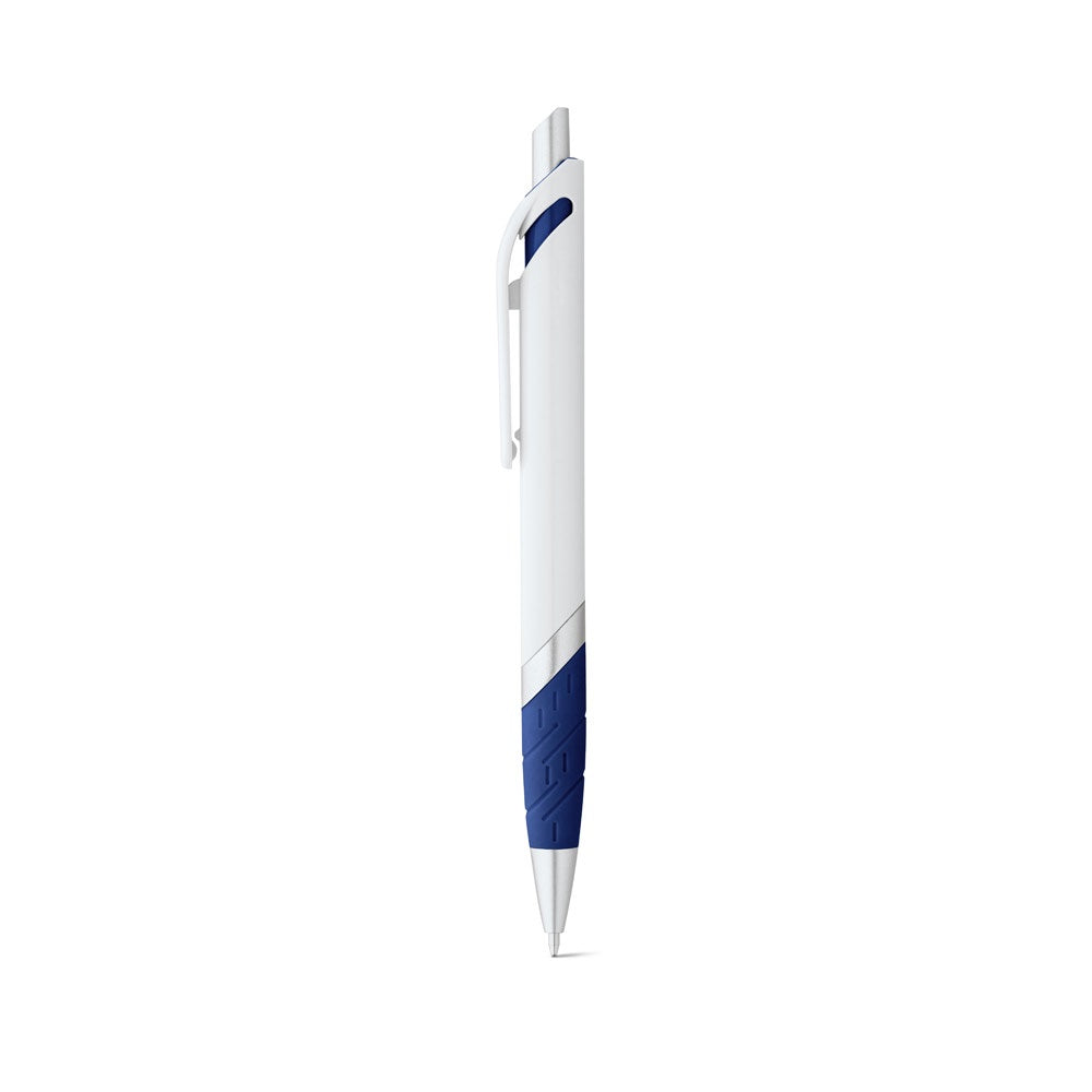 MOLLA promotional pen in blue with custom logo branding