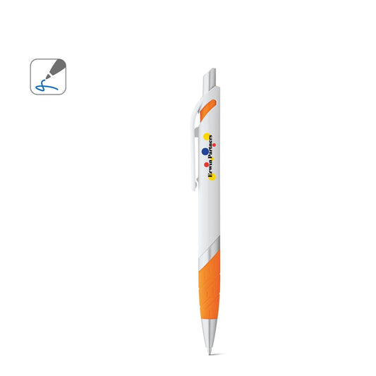 MOLLA promotional pen (complete set view) with custom logo branding