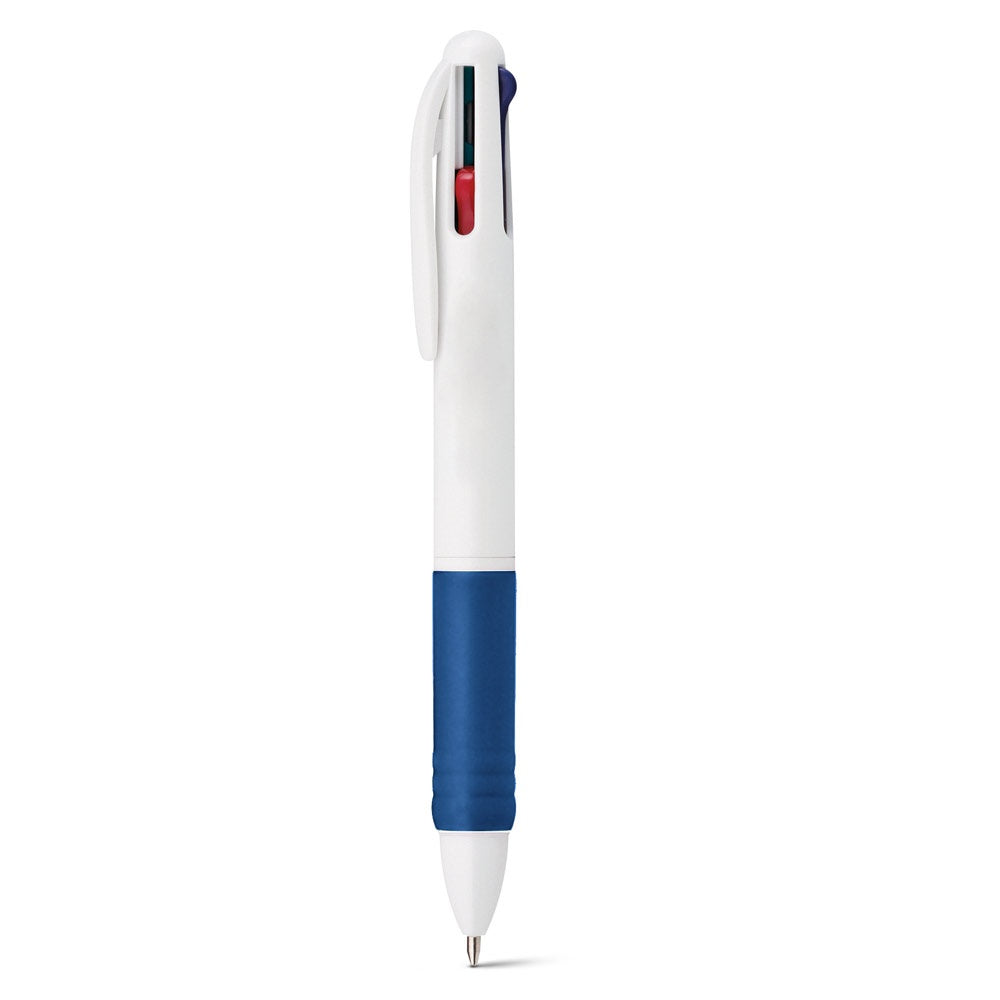 OCTUS promotional pen in blue with custom logo branding