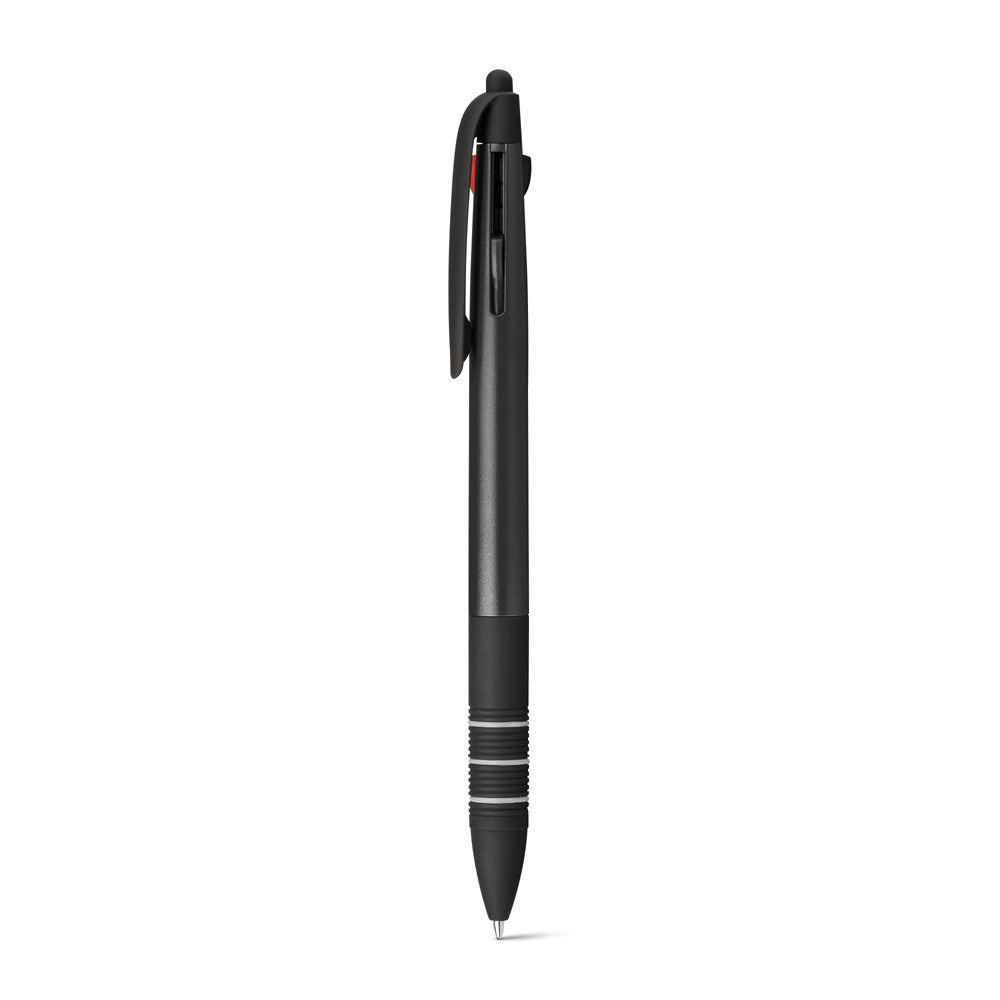 MULTIS promotional pen in black with custom logo branding