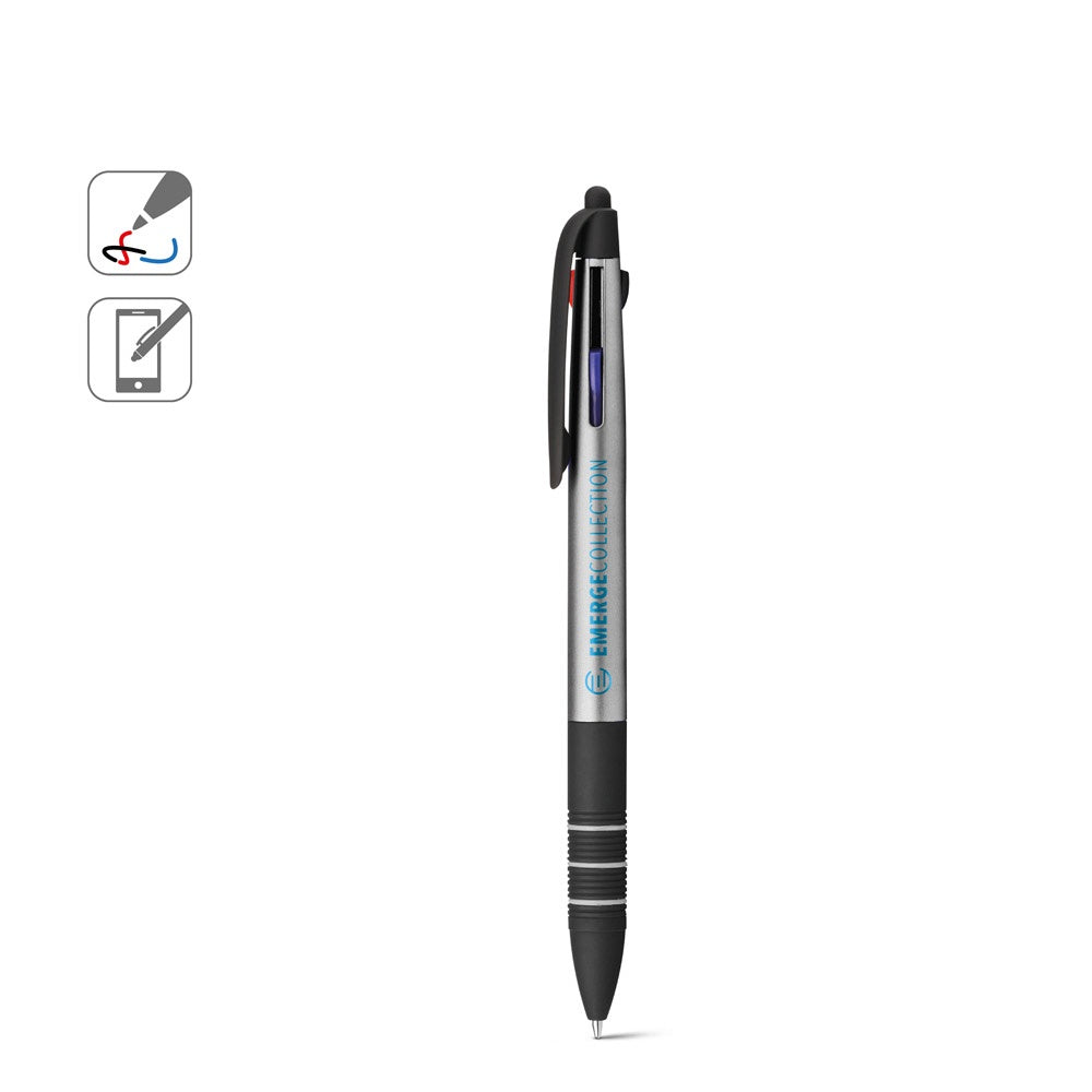 MULTIS promotional pen (complete set view) with custom logo branding