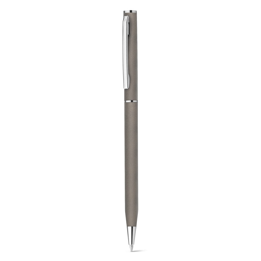 LESLEY METALLIC promotional pen in gun metal with custom logo branding