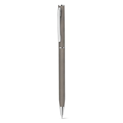 LESLEY METALLIC promotional pen in gun metal with custom logo branding