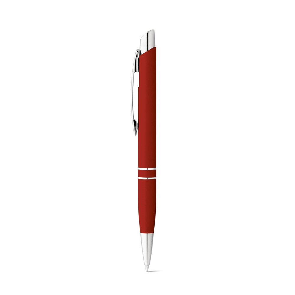 MARIETA SOFT promotional pen in burgundy with custom logo branding