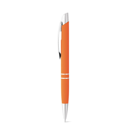 MARIETA SOFT promotional pen in orange with custom logo branding