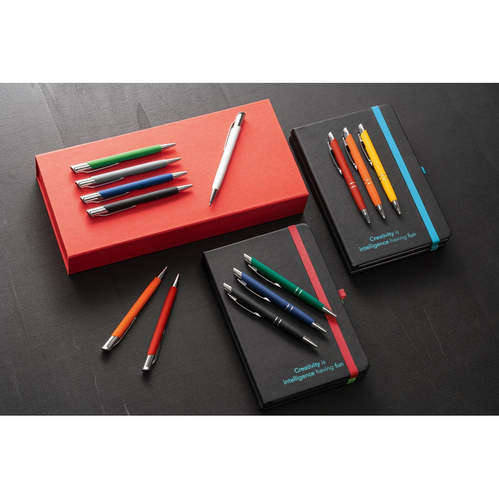MARIETA SOFT promotional pen with custom logo branding