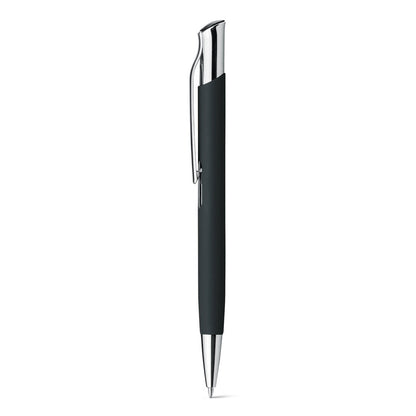 OLAF SOFT promotional pen in black with custom logo branding