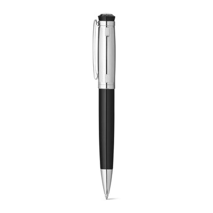 ORLANDO promotional writing set in silver (detail view) with custom logo branding