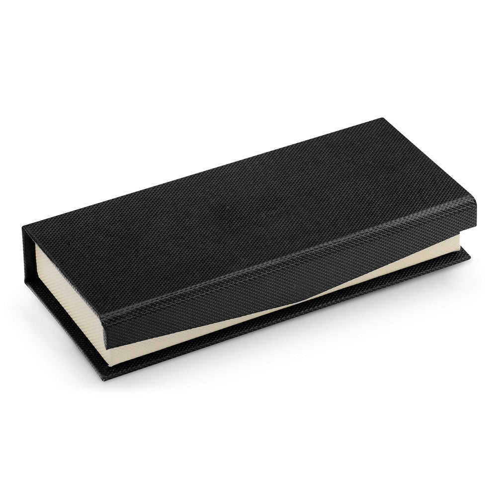 ORLANDO promotional writing set in silver (gift box packaging) with custom logo branding