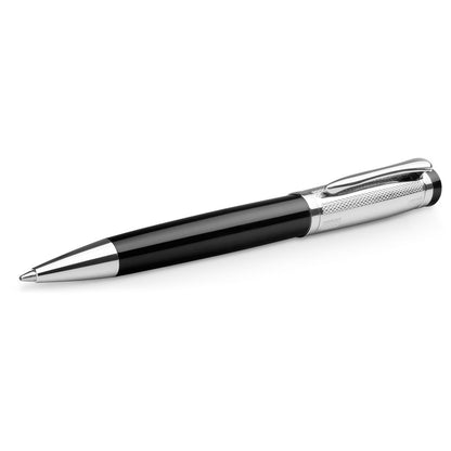 ORLANDO promotional writing set in silver (detail view) with custom logo branding