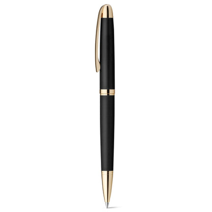 EZEKIEL promotional pen in black with custom logo branding