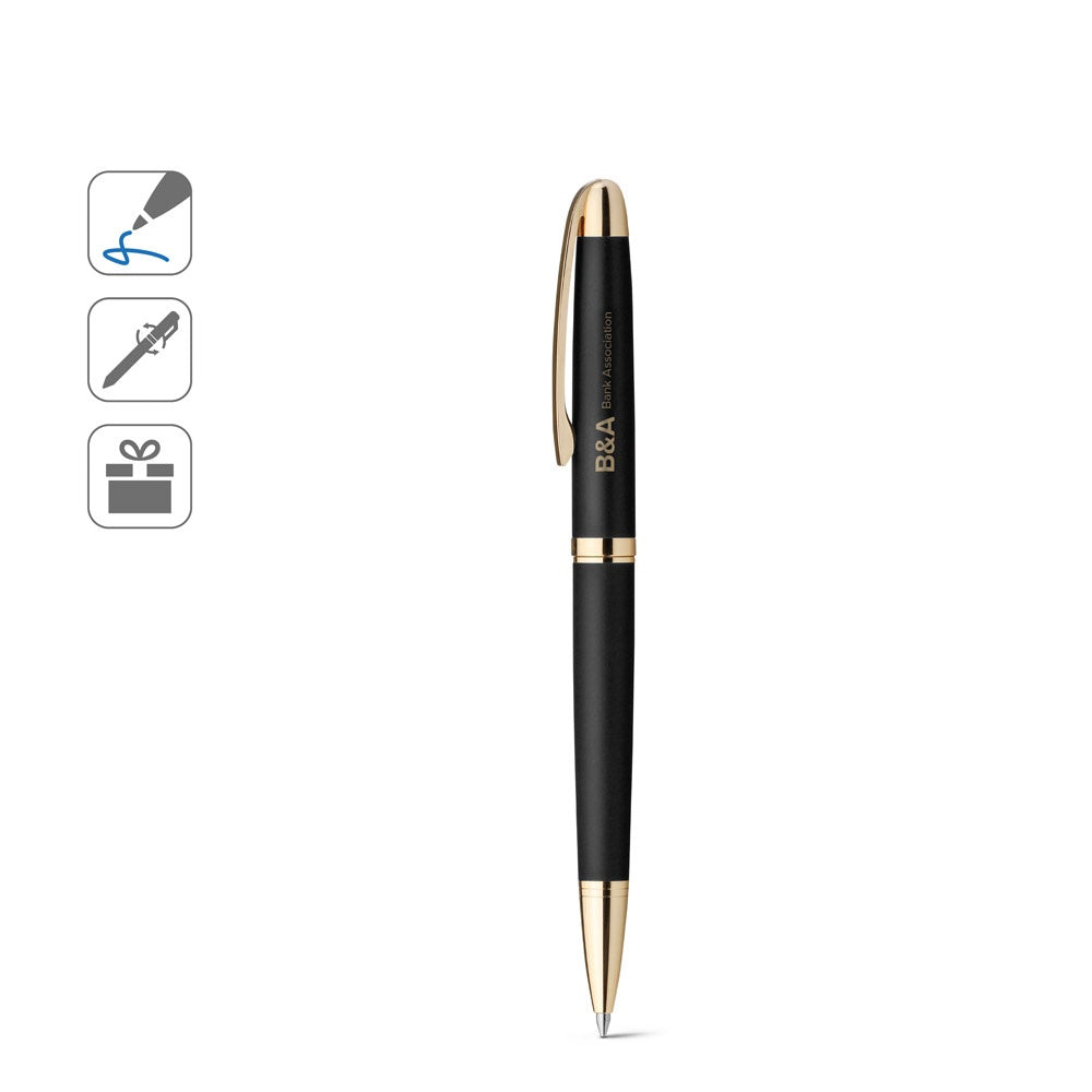 EZEKIEL promotional pen (complete set view) with custom logo branding