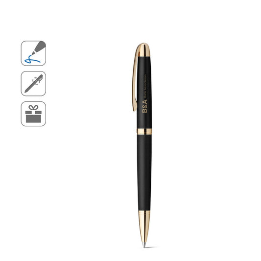EZEKIEL promotional pen (complete set view) with custom logo branding