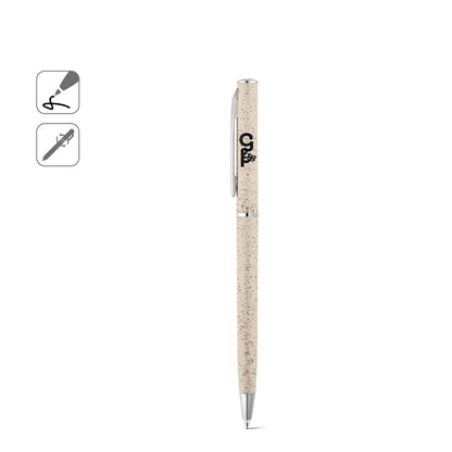 DEVIN promotional pen (complete set view) with custom logo branding