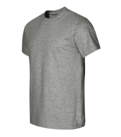 MALFINI EDGE Men's T-shirt in dark gray melange - promotional clothing printed with your company logo