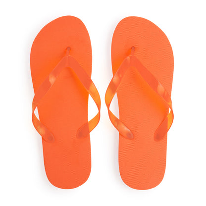 Stamina KALAY PE and PVC flip-flops in orange - promotional merchandise printed with your company logo