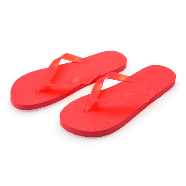 Stamina KALAY PE and PVC flip-flops in white - promotional merchandise printed with your company logo