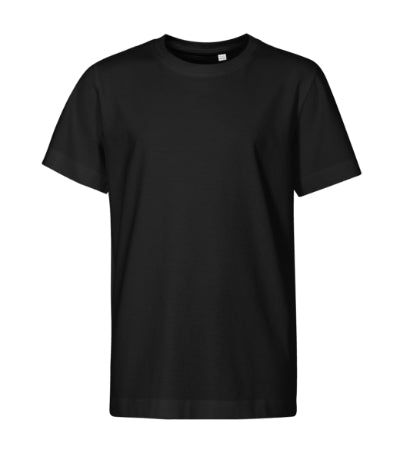 MALFINI EDGE Kids' T-shirt in black - promotional clothing printed with your company logo