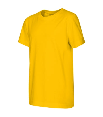 MALFINI EDGE Kids' T-shirt in yellow - promotional clothing printed with your company logo