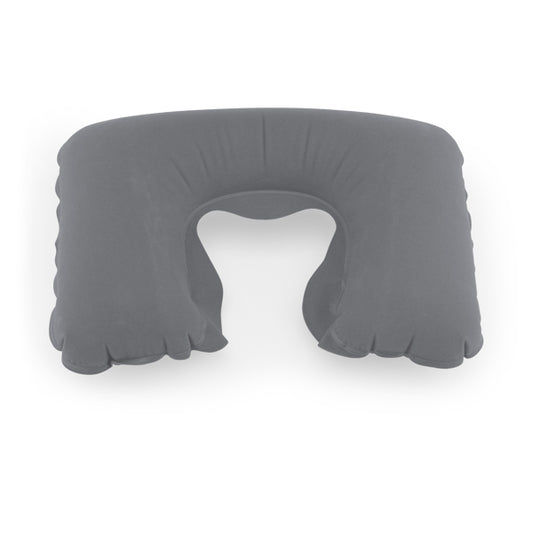 Stamina ANSAR Inflatable travel pillow in light grey - promotional merchandise printed with your company logo