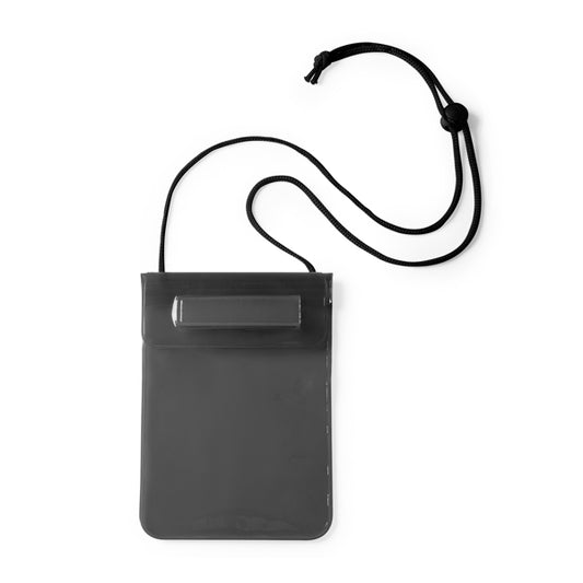 Stamina LANKA PVC waterproof dry bag in black - promotional merchandise printed with your company logo