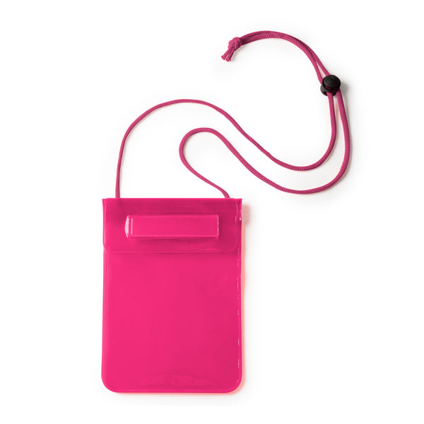 Stamina LANKA PVC waterproof dry bag in fuchsia - promotional merchandise printed with your company logo
