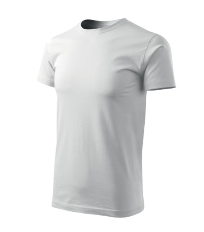 MALFINI BASIC RECYCLED Men's T-shirt in white - promotional clothing printed with your company logo