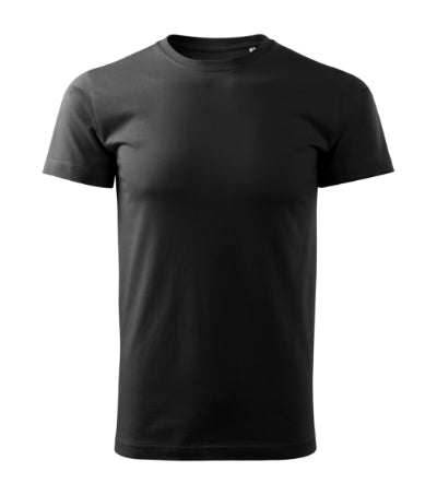 MALFINI BASIC RECYCLED Men's T-shirt in black - promotional clothing printed with your company logo