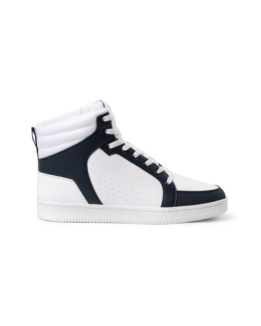 ROLY WRK SPACE Unisex work trainers in white/navy blue - promotional clothing printed with your company logo