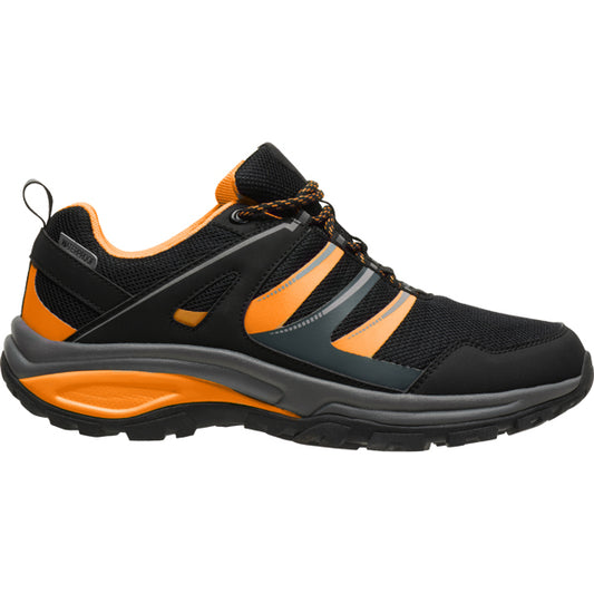 ROLY WRK MARC Unisex work trainers in black/fluor orange - promotional clothing printed with your company logo