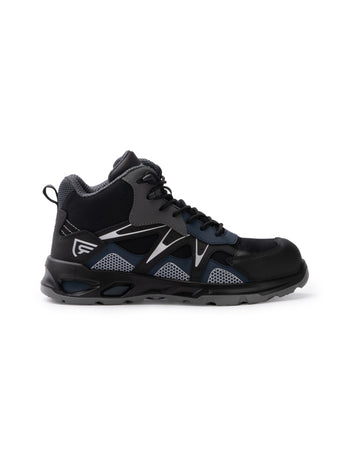 ROLY WRK GISKAN Unisex work boots in black/navy blue - promotional clothing printed with your company logo