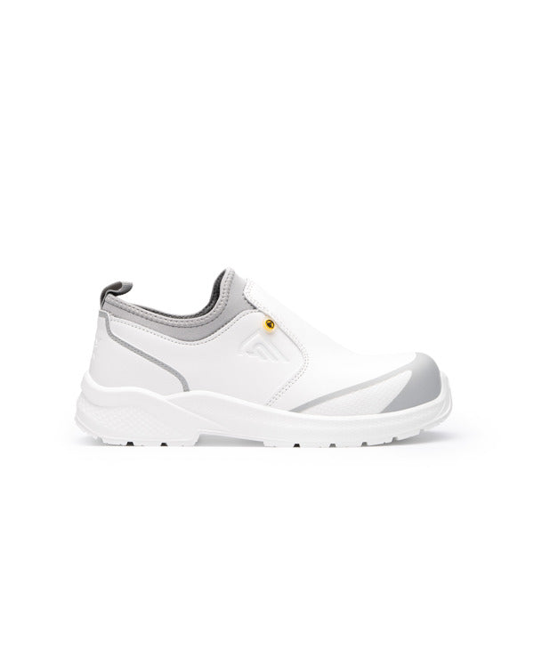 ROLY WRK PEARL Unisex work shoes in white - promotional clothing printed with your company logo